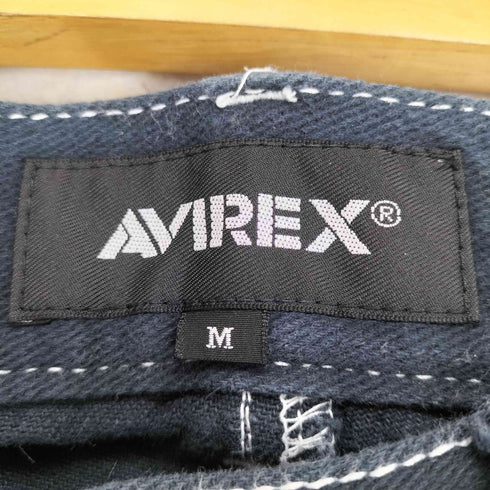 アヴィレックス AVIREX ロゴ刺繍ホワイトステッチペインターパンツ メンズ JPN:M