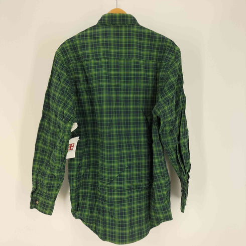 エディーバウアー Eddie Bauer 90-00S 白タグ マドラスチェック B.D L/S シャツ メンズ import:XS