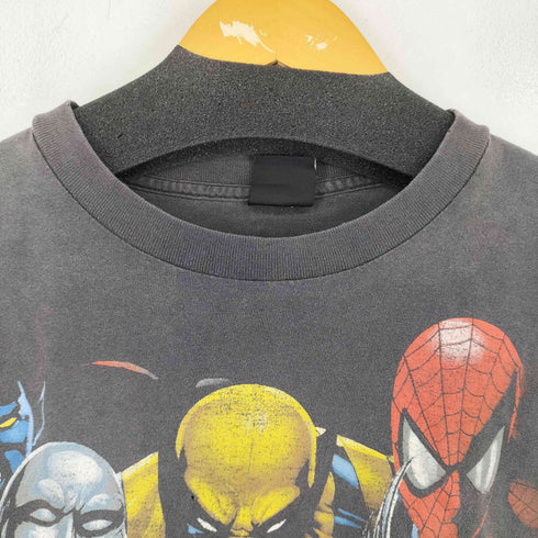 マーベル MARVEL フロントプリントTEE フェード クラッキング ヒーロー メンズ
