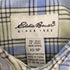 エディーバウアー Eddie Bauer 90-00S 白タグ タータンチェック S/S シャツ メンズ import:XS