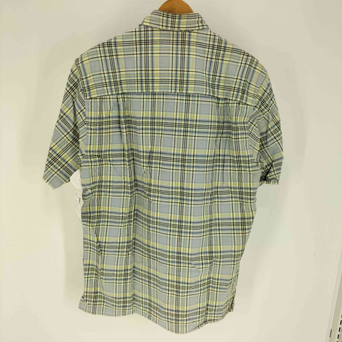 エディーバウアー Eddie Bauer 90-00S 白タグ マドラス チェック S/S シャツ メンズ import:XS