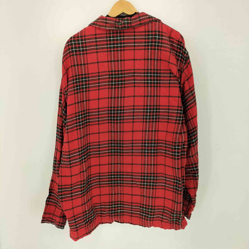 ギャップ Gap 90S OLD GAP チェックネル オープンカラーシャツ メンズ import:M