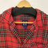 ギャップ Gap 90S OLD GAP チェックネル オープンカラーシャツ メンズ import:M