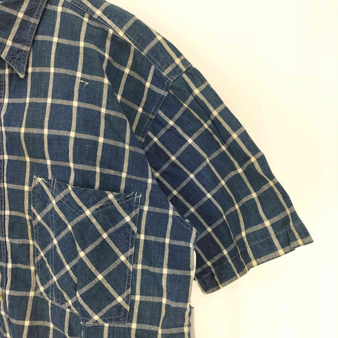 FIELD COUNTRY ガチャポケ チェック S/S ワーク シャツ メンズ import:L