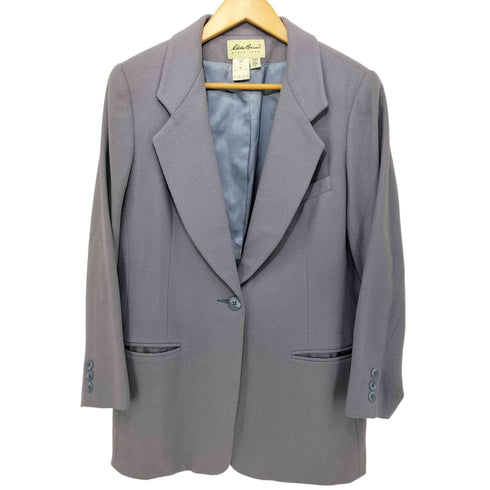 エディーバウアー Eddie Bauer 90-00S ウール シングル 1B テーラードジャケット レディース import:M