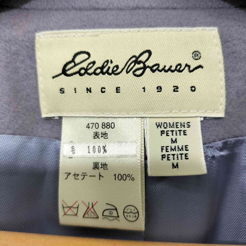 エディーバウアー Eddie Bauer 90-00S ウール シングル 1B テーラードジャケット レディース import:M