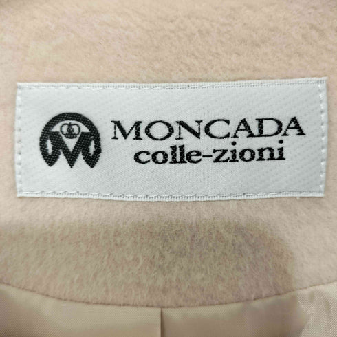 moncada colle-zioni ウール混 カシミヤ ノーカラーコート レディース JPN:L