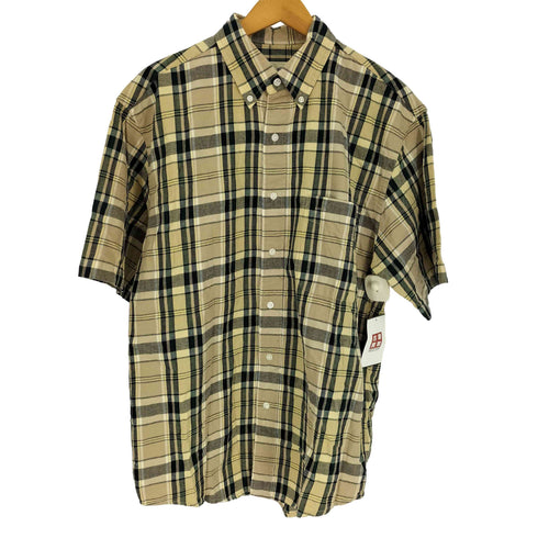 エディーバウアー Eddie Bauer 90-00S 白タグ マドラス チェック B.D S/S シャツ メンズ import:S