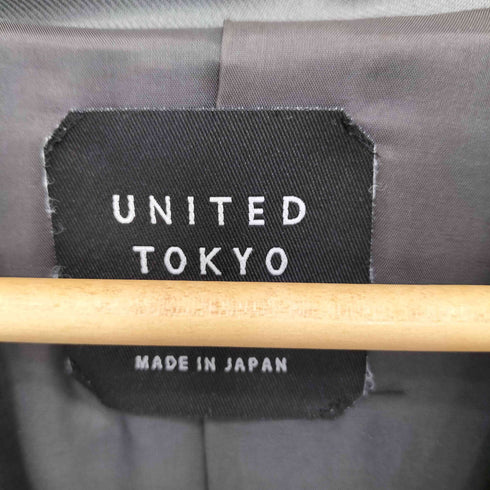 ユナイテッドトウキョウ UNITED TOKYO 異素材ボタン 3Bテーラードジャケット レディース