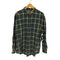 エディーバウアー Eddie Bauer 90-00S 白タグ タータン チェック フラップポケット B.D シャツ メンズ import:M