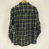 エディーバウアー Eddie Bauer 90-00S 白タグ タータン チェック フラップポケット B.D シャツ メンズ import:M