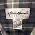 エディーバウアー Eddie Bauer 90-00S 白タグ タータン チェック フラップポケット B.D シャツ メンズ import:M