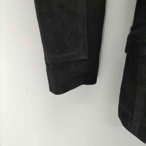 ラコステ LACOSTE ラムレザー切替 スエードジャケット メンズ 4