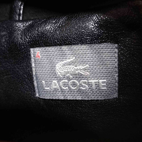 ラコステ LACOSTE ラムレザー切替 スエードジャケット メンズ 4