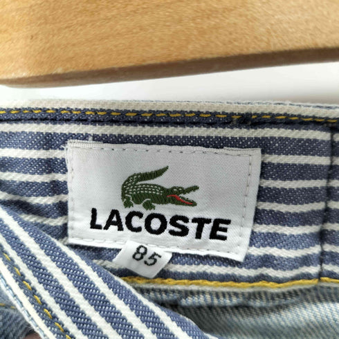 ラコステ LACOSTE ステッチデザイン ストレートデニムパンツ メンズ 85