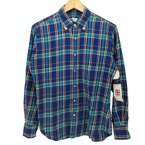 ビューティーアンドユースユナイテッドアローズ BEAUTY & YOUTH UNITED ARROWS チェック柄 ボタンダウン ロングスリーブシャツ メンズ JPN:S