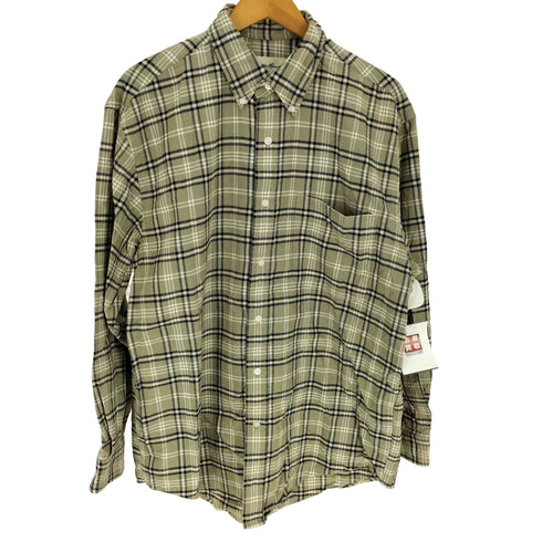 エディーバウアー Eddie Bauer 90-00S 白タグ タータンチェック B.D L/S シャツ メンズ import:S