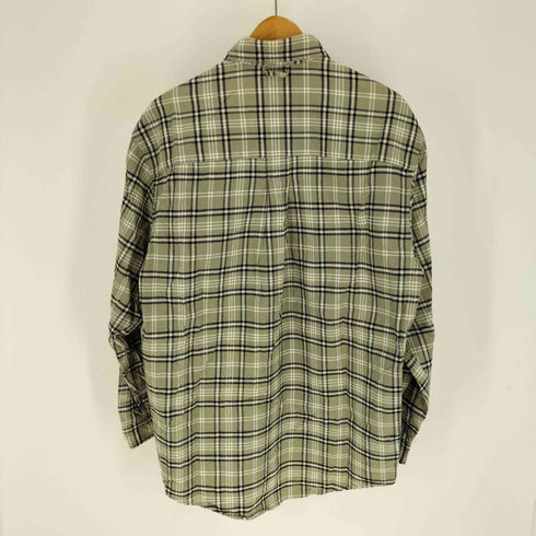 エディーバウアー Eddie Bauer 90-00S 白タグ タータンチェック B.D L/S シャツ メンズ import:S