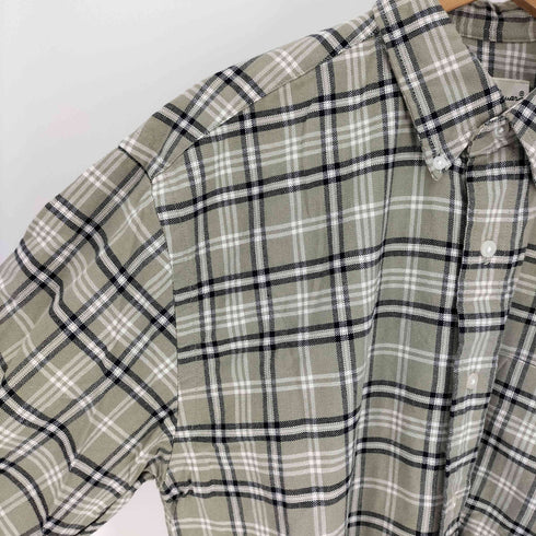 エディーバウアー Eddie Bauer 90-00S 白タグ タータンチェック B.D L/S シャツ メンズ import:S