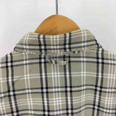エディーバウアー Eddie Bauer 90-00S 白タグ タータンチェック B.D L/S シャツ メンズ import:S