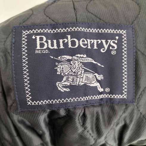 バーバリーロンドン BURBERRY LONDON 裏地キルティング&ノバチェックステンカラーコート メンズ 90-165-4