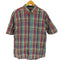 エディーバウアー Eddie Bauer 80-90S 黒タグ Superior Madras マドラスチェック B.D S/S シャツ メンズ import:M