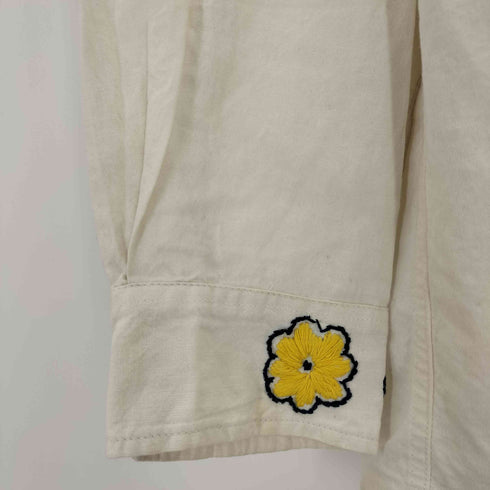 H.Ranch Market デザイン刺繍 オープンカラーシャツ メンズ 3