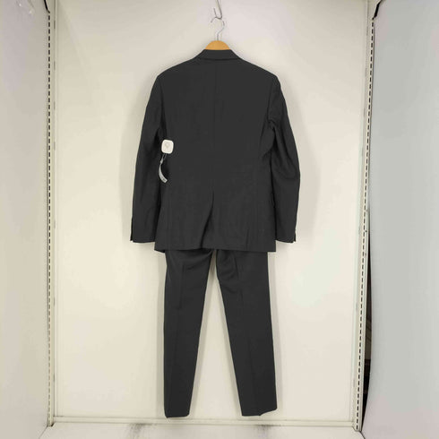 ボナジョルナータ BUONA GIORNATA シャドーストライプ シルク混 2B テーラードジャケット スラックスパンツ スーツ セットアップ メンズ import:M