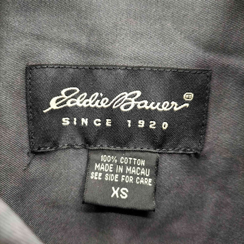 エディーバウアー Eddie Bauer 00S フラップポケット 開襟 オープンカラー S/S ブロード シャツ メンズ import:XS