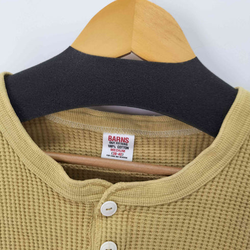 BARNS OUTFITTERS ヘンリーネックサーマルTシャツ メンズ M 38-40