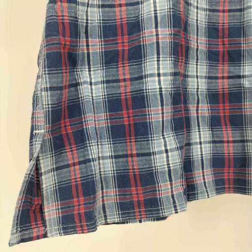 GLENOVER タータンチェック フラップポケット コットン ポリ S/S シャツ メンズ JPN:M