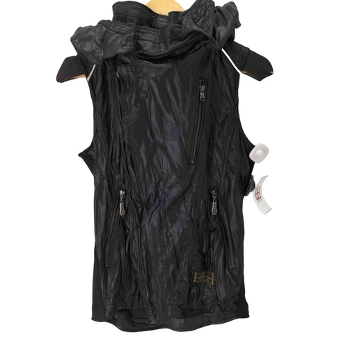 ジャックローズラブメゾン JACK ROSE Luv maison レザー切替 フーデッドベスト メンズ