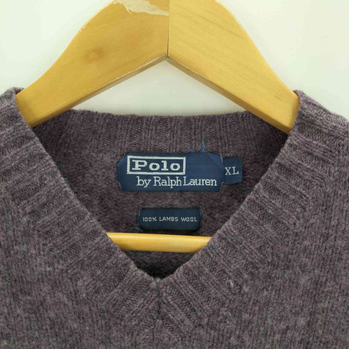 ポロバイラルフローレン Polo by RALPH LAUREN LAMBS WOOL Vネックニット メンズ JPN:XL
