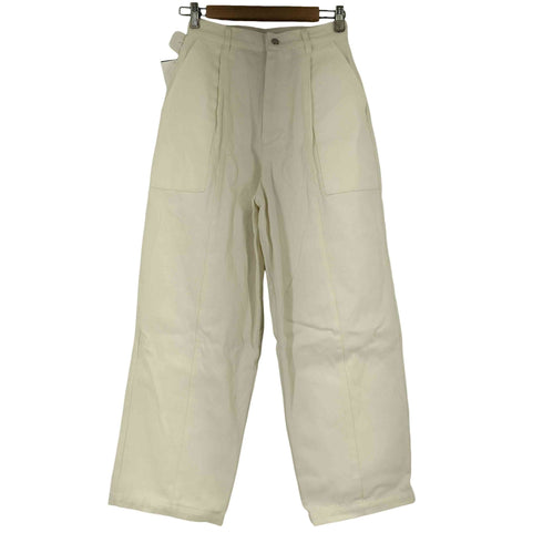 ローレン louren ホワイトワイドデニム レディース JPN:M
