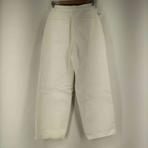 ローレン louren ホワイトワイドデニム レディース JPN:M