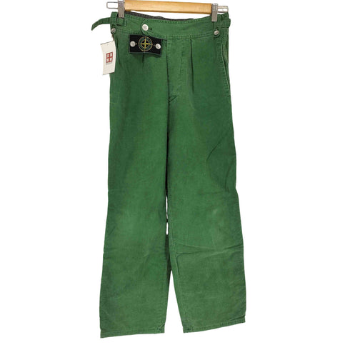 ストーンアイランド STONE ISLAND 80s マッシモオスティ期 Tela Stella 1タックトラウザーパンツ メンズ
