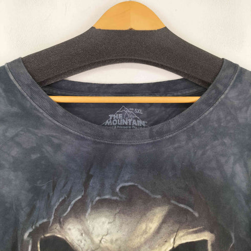 ザマウンテン the mountain タイダイ柄 フロントプリント 死神 メンズ 5XL
