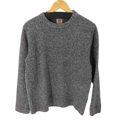 ジェイプレス J.PRESS カシミヤ混 ウールクルーネックニット メンズ M