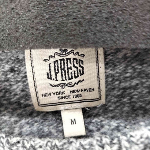 ジェイプレス J.PRESS カシミヤ混 ウールクルーネックニット メンズ M