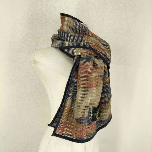 ストーンアイランド STONE ISLAND 12AW Camouflage Scarf 迷彩柄サーマルストール メンズ