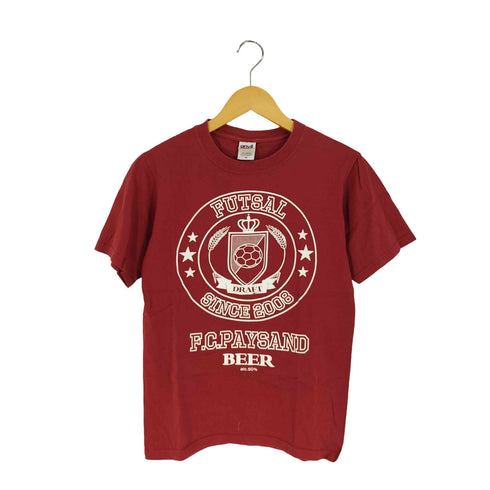 アンビル Anvil フットサルプリント クルーネックTシャツ メンズ import:S