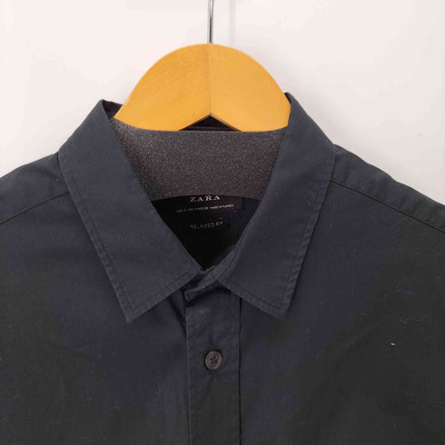ザラ ZARA L/S ボタンシャツ メンズ import:S