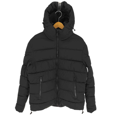 ザラ ZARA フーデッド 中綿 ジャケット メンズ import:M