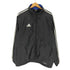 アディダス adidas CLIMA PROOF 裏地フリース パフォーマンスロゴ プリント サイドライン ストライプ ジップアップ ジャケット メンズ import:M