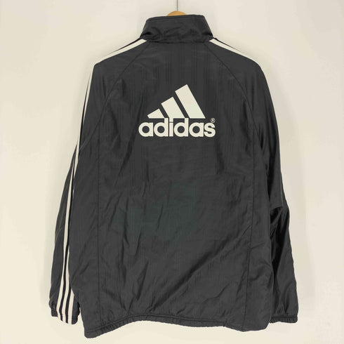 アディダス adidas CLIMA PROOF 裏地フリース パフォーマンスロゴ プリント サイドライン ストライプ ジップアップ ジャケット メンズ import:M