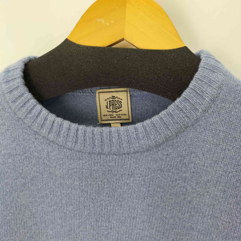 ジェイプレス J.PRESS カシミヤ混 ウールクルーネックニット メンズ M