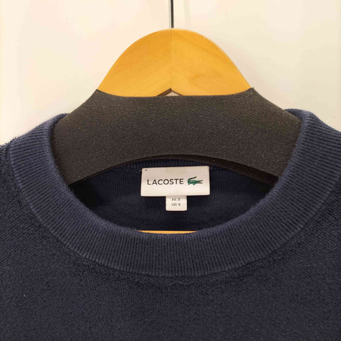 ラコステ LACOSTE リバースルックパイル地クルーネックセーター メンズ US S