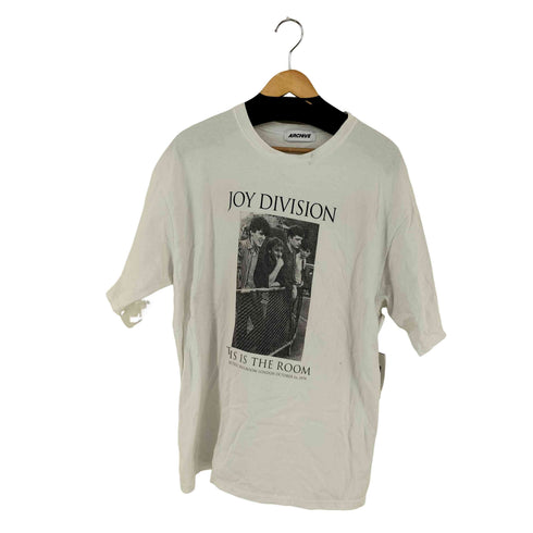 archive バンドプリント ビッグシルエット クルーネックTシャツ メンズ