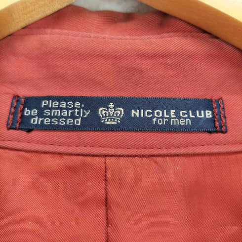 ニコルクラブフォーメン NICOLE CLUB FOR MEN 80~90S ステンカラーコート メンズ
