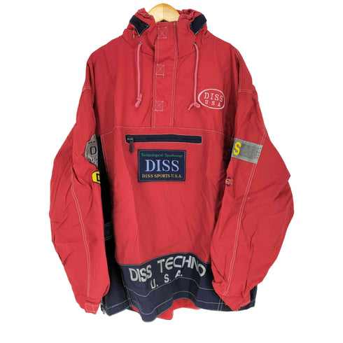 DISS USA 90S 両面プリントスポーツプルオーバー メンズ XXL